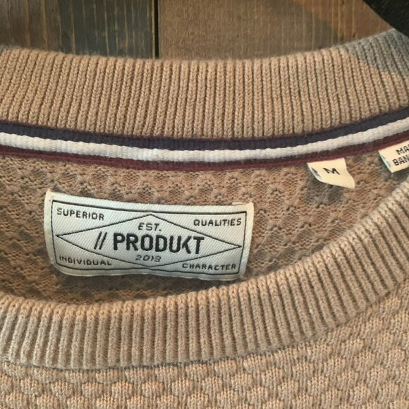 Produkt Men's Brick Crew Neck Knit Size M - Picture 3 of 5
